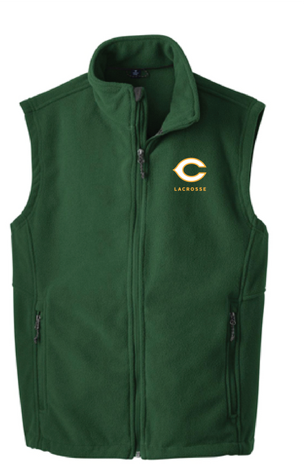 Value Fleece Vest / Forest Green / Cox High School Lacrosse