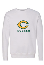 Unisex Sponge Fleece Drop Shoulder Sweatshirt / White / Cox High School Soccer