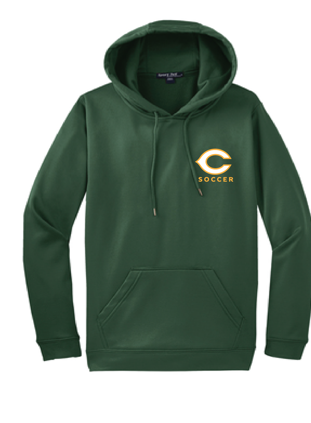 Performance Fleece Hooded Pullover / Green / Cox High School Soccer