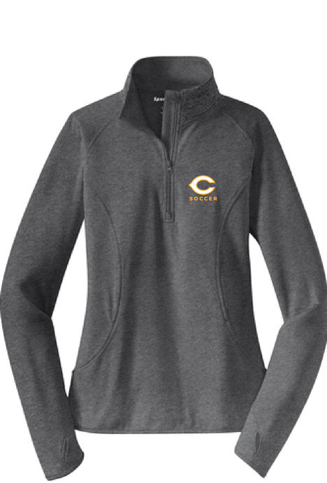 Sport-Wick Stretch 1/2-Zip Pullover / Charcoal Grey Heather / Cox High School Soccer