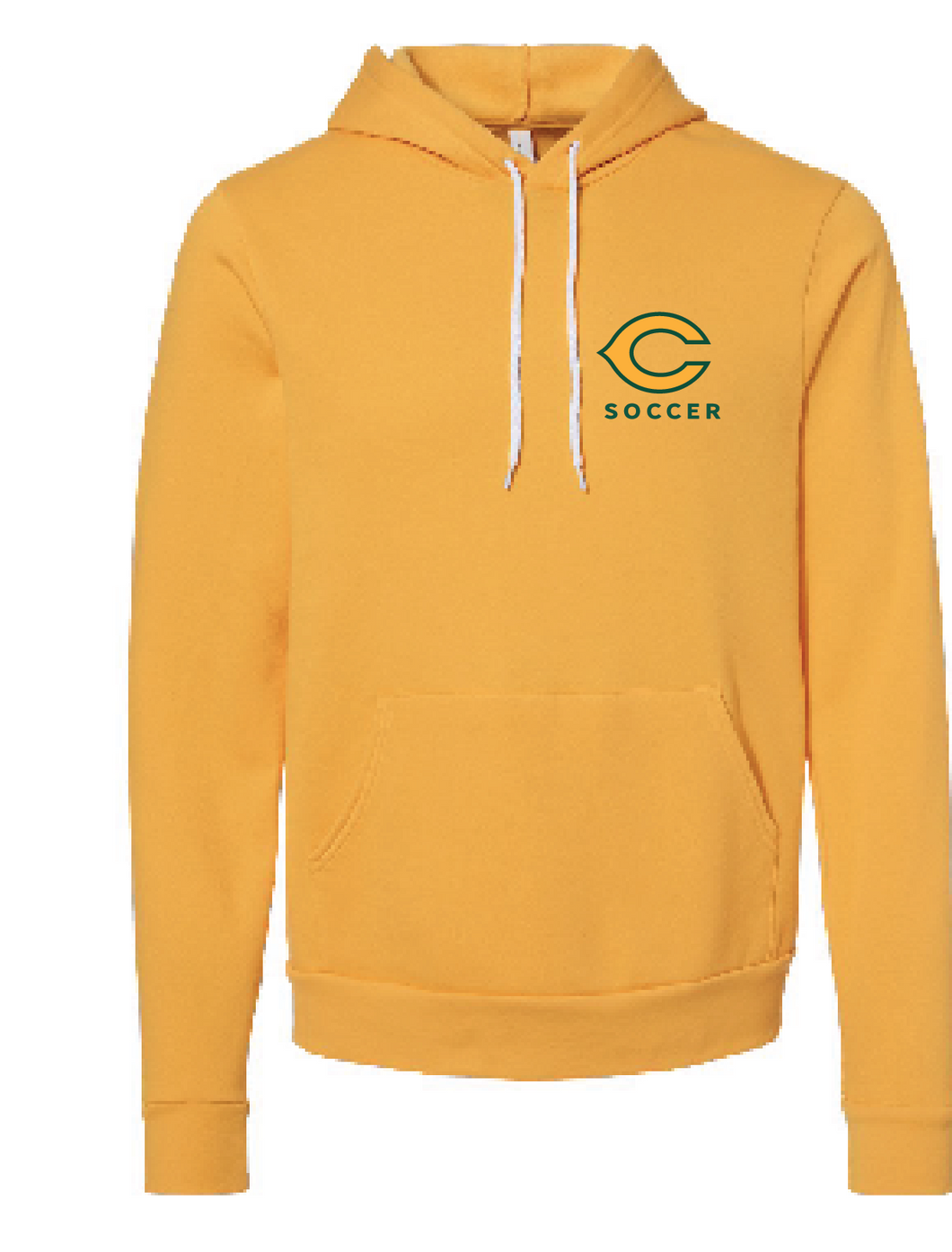 Sponge Fleece Hoodie / Gold / Cox High School Soccer