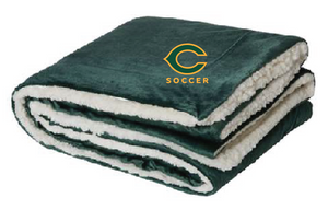 Alpine Fleece Sherpa Blanket / Forest / Cox High School Soccer