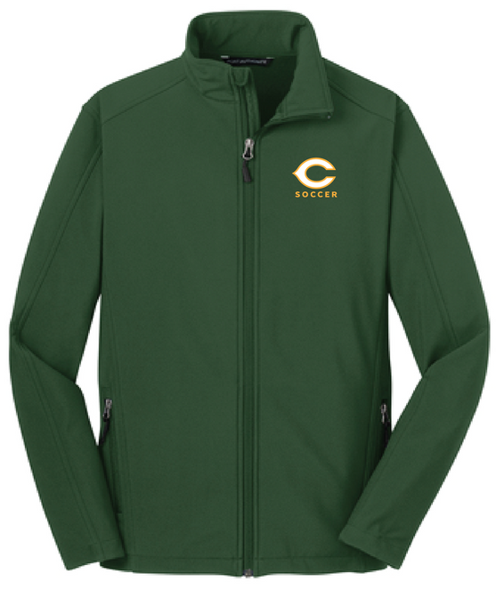 Core Soft Shell Jacket / Forest Green / Cox High School Soccer