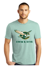 Perfect Tri Tee / Heathered Dusty Sage / Cox High School Swim & Dive Team