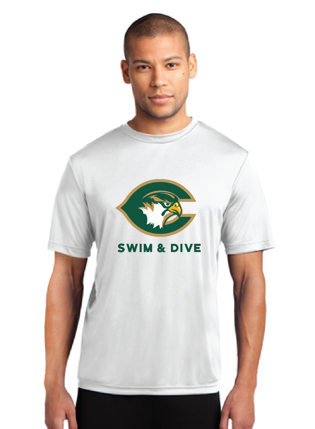 Performance Tee / White / Cox High School Swim & Dive Team