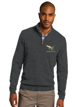 1/2-Zip Sweater / Charcoal / Cox High School Swim & Dive Team