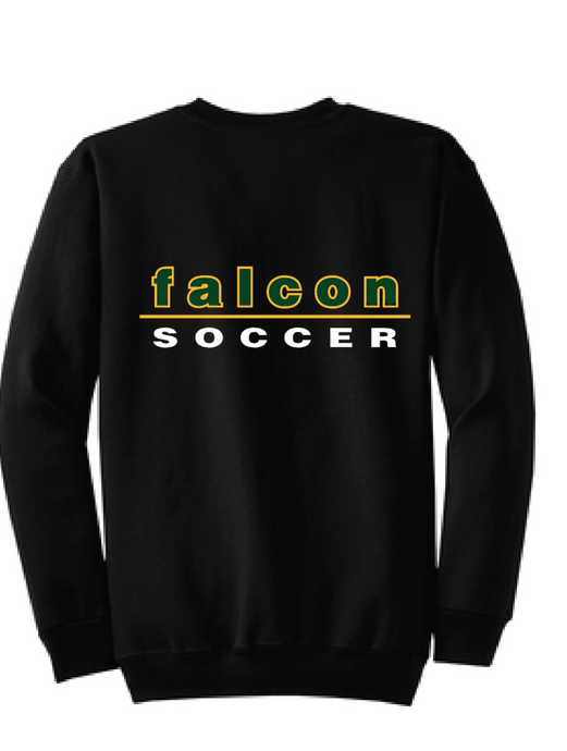 Essential Fleece Crewneck Sweatshirt / Black / Cox High School Girls Soccer