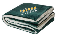 Alpine Fleece Sherpa Blanket / Forest / Cox High School Girls Soccer