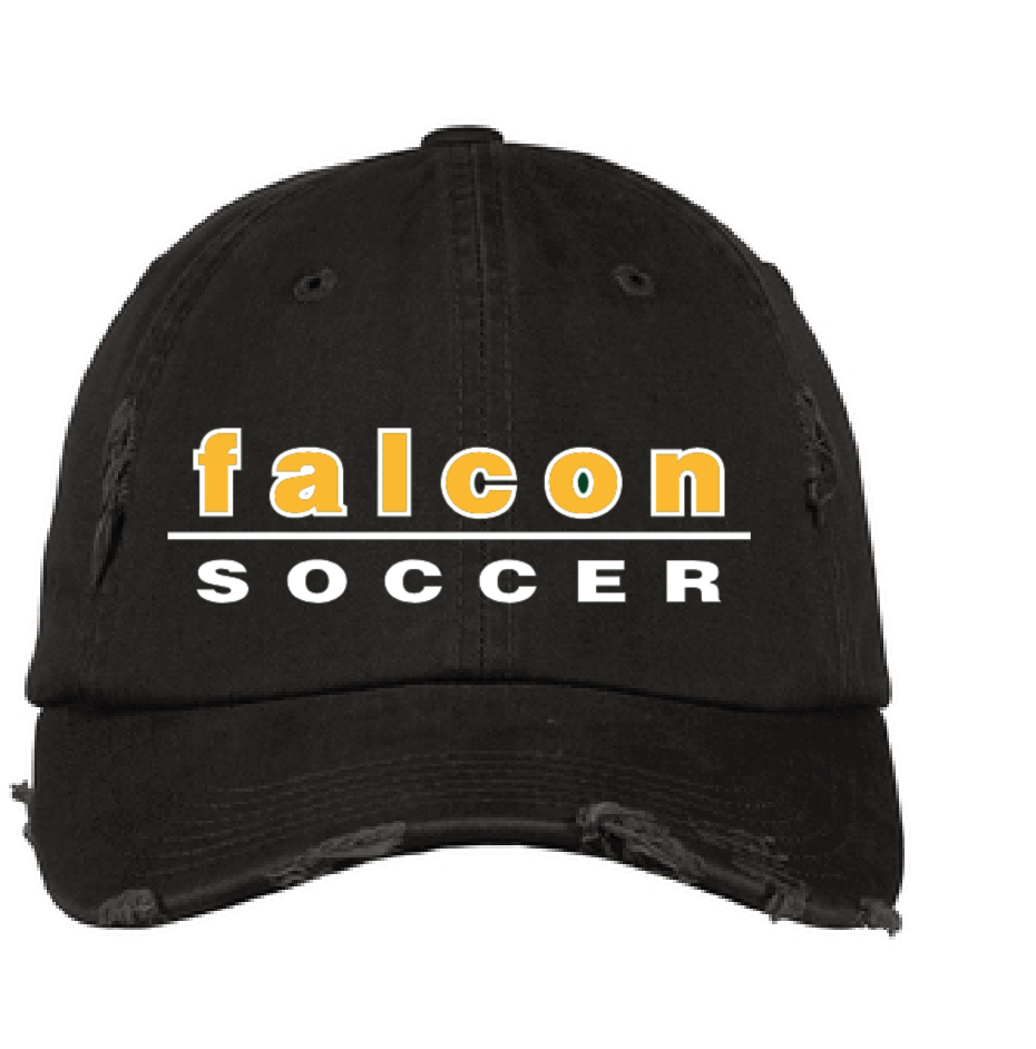 Distressed Cap / Black / Cox High School Girls Soccer