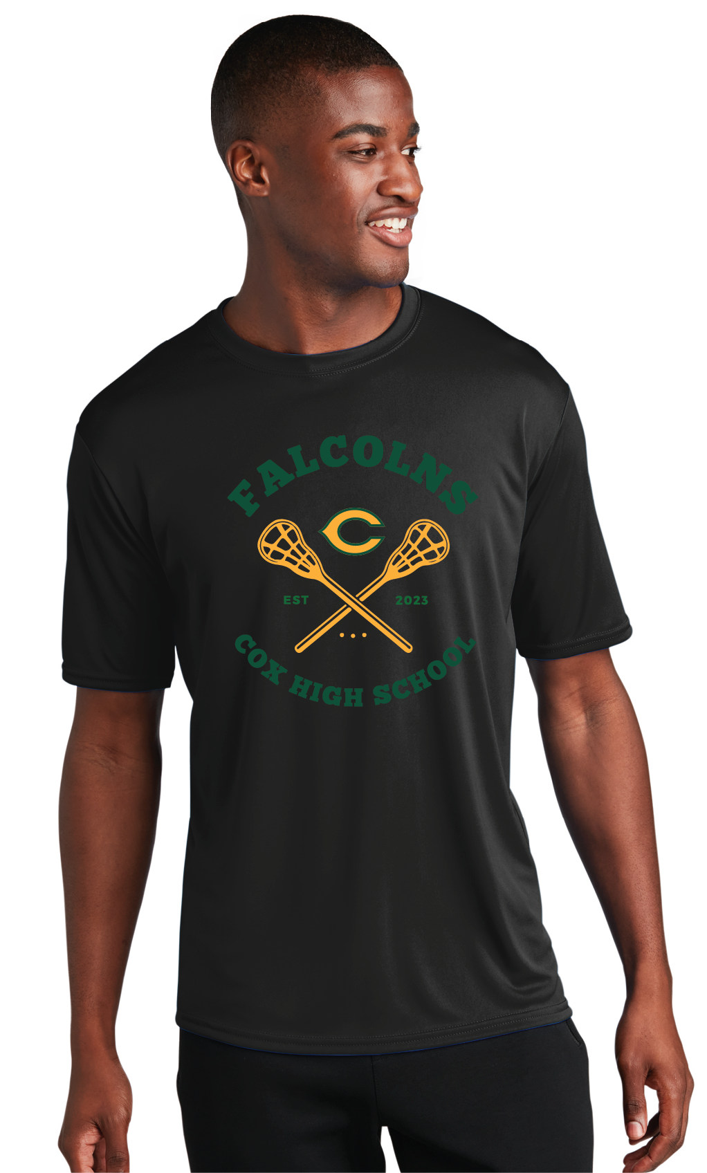 Performance Tee / Black / Cox High School Lacrosse