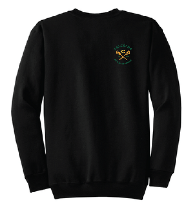 Core Fleece Crewneck Sweatshirt / Black / Cox High School Lacrosse