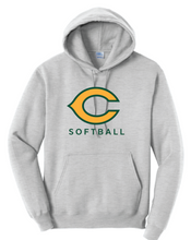 Core Fleece Pullover Hooded Sweatshirt / Ash / Cox High School Softball