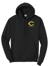 Core Fleece Pullover Hooded Sweatshirt / Black / Cox High School Softball