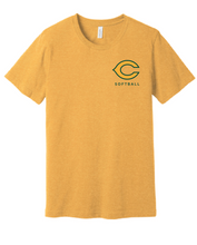 Heavyweight Ring Spun Tee / Citrus / Cox High School Softball