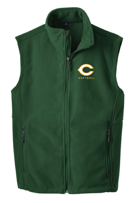Value Fleece Vest / Forest Green / Cox High School Softball
