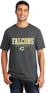 Garment-Dyed Tee / Coal / Cox High School Softball