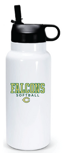 32oz Stainless Steel Water Bottle / Cox High School Softball