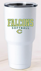 30oz Stainless Steel Tumbler / Cox High School Softball