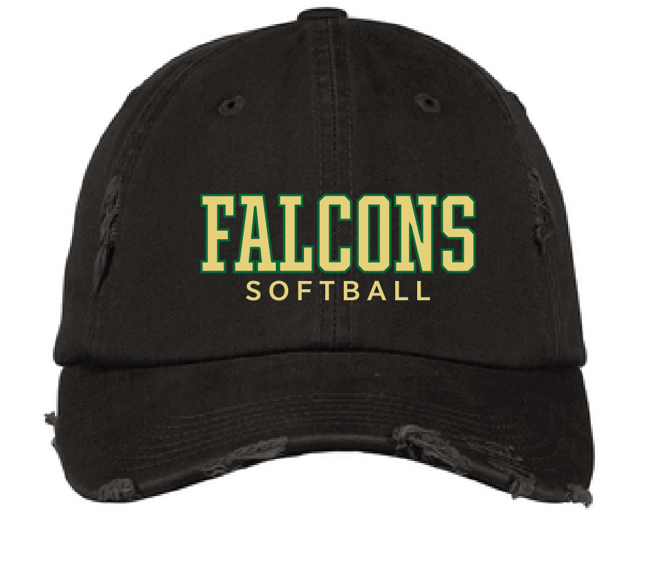 Adjustable Snapback Trucker Cap / Black / Cox High School Softball