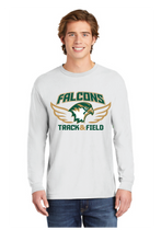 Heavyweight Ring Spun Long Sleeve Tee / White / Cox High School Track and Field