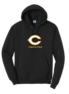 Core Fleece Pullover Hooded Sweatshirt / Black / Cox High School Track and Field