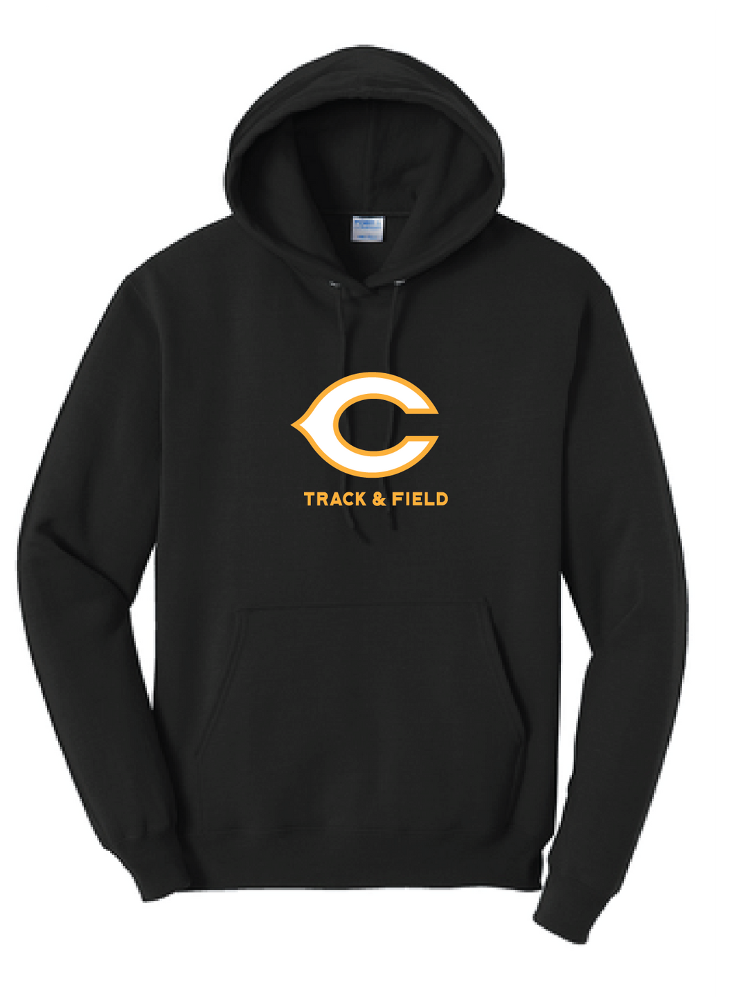 Core Fleece Pullover Hooded Sweatshirt / Black / Cox High School Track and Field