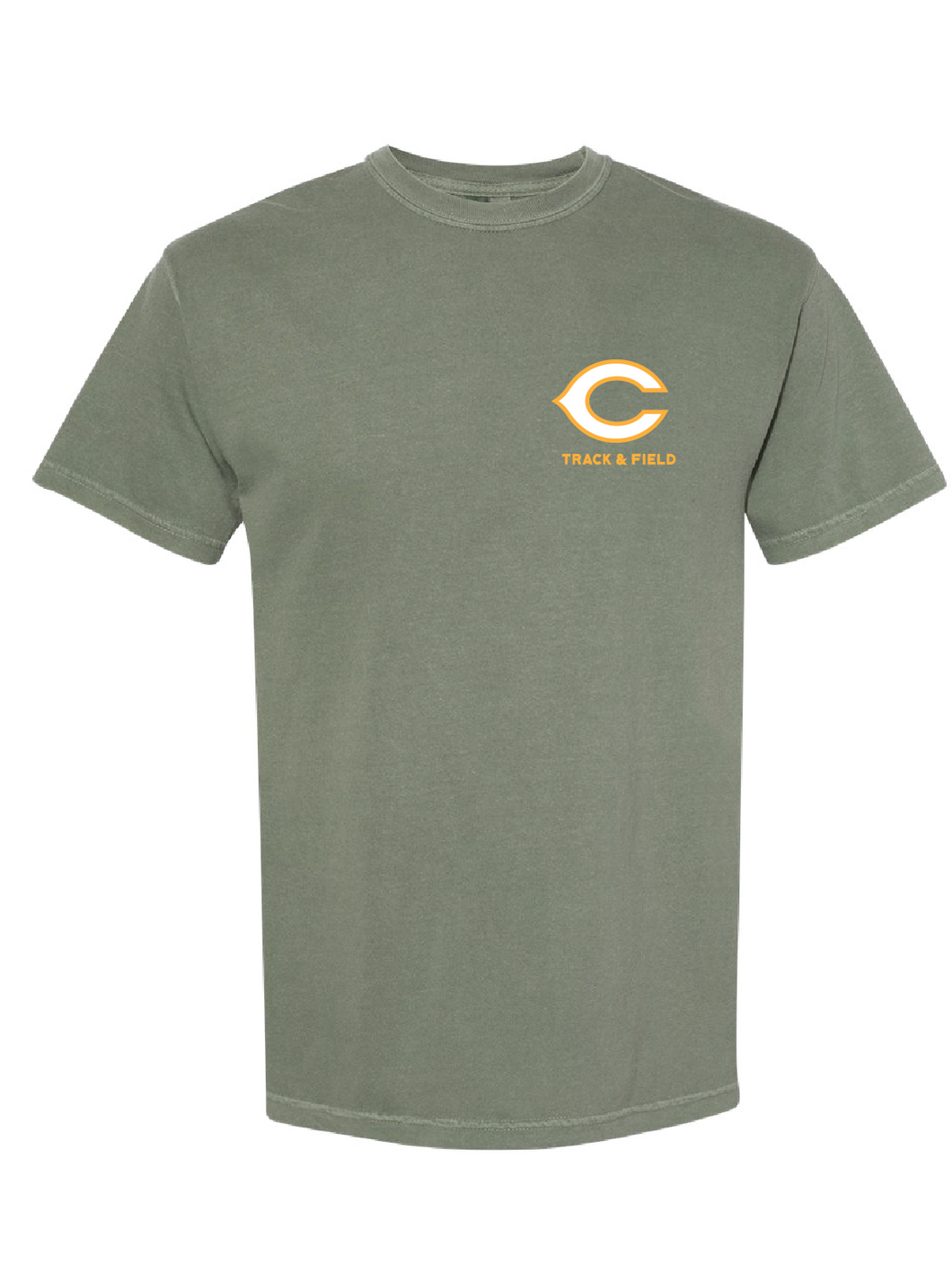 Garment-Dyed Heavyweight T-Shirt / Moss / Cox High School Track and Field