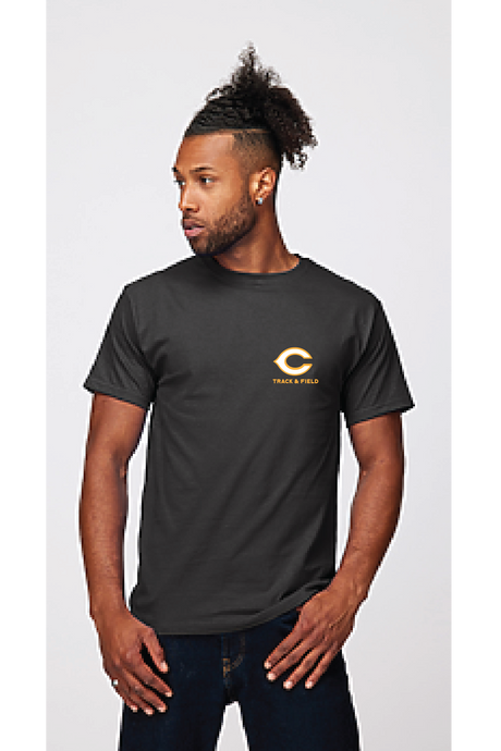 Garment Dyed Adult Tee / Pepper / Cox High School Track and Field