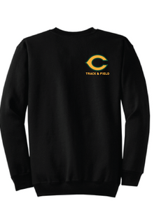 Core Fleece Crewneck Sweatshirt / Black / Cox High School Track and Field