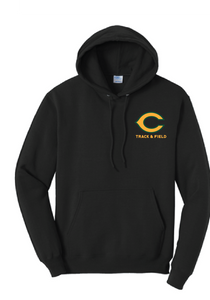 Core Fleece Pullover Hooded Sweatshirt / Black / Cox High School Track and Field