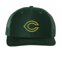 Adjustable Snapback Trucker Cap / Dark Green / Cox High School Track and Field