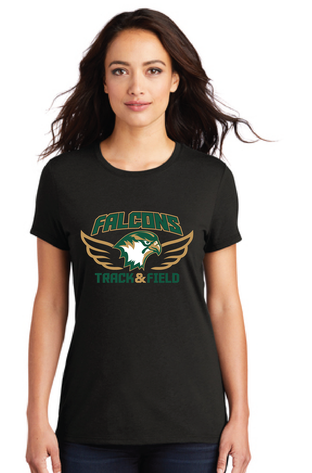 Women’s Perfect Tri Tee / Black / Cox High School Track and Field