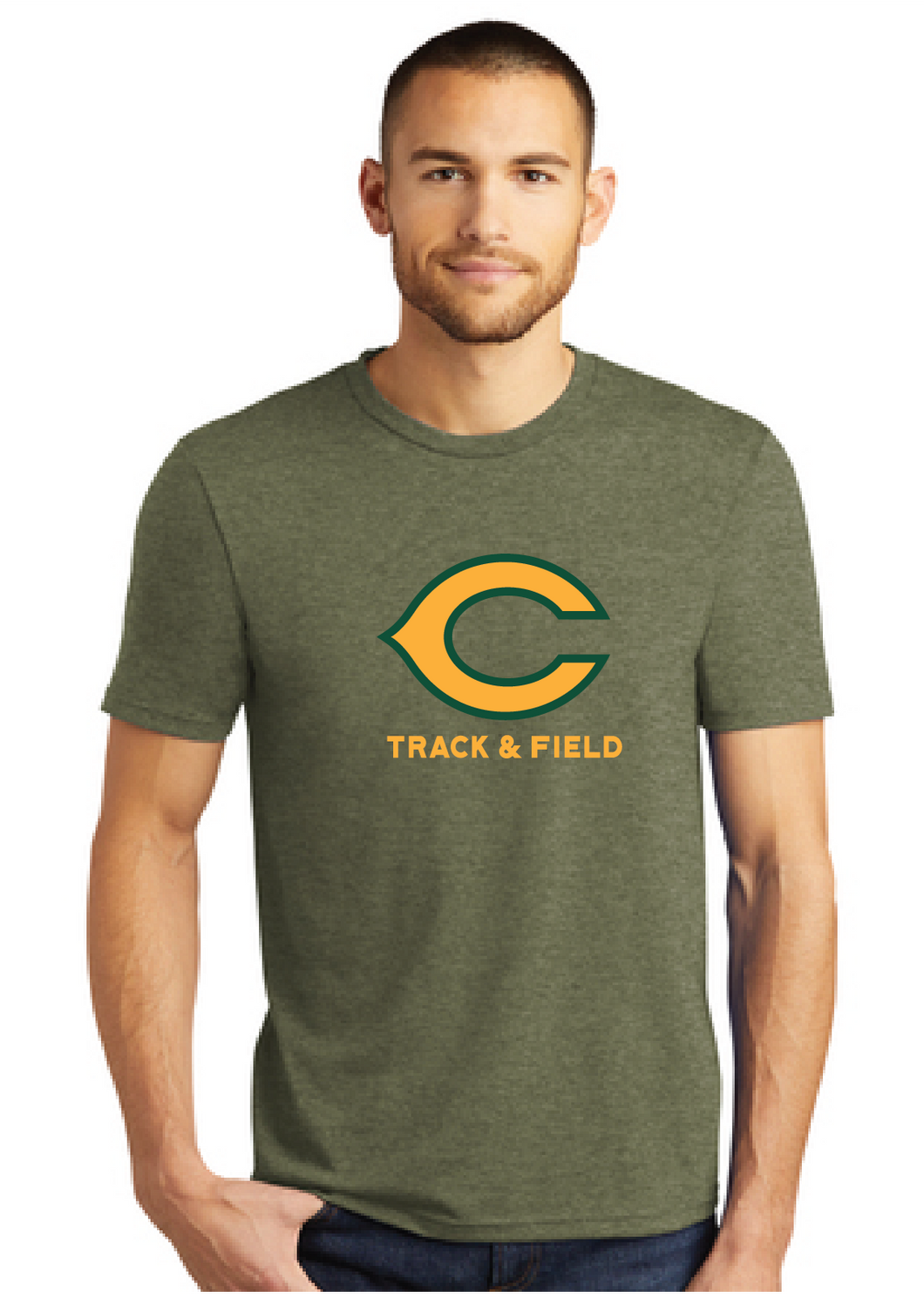 Perfect Tri Tee / Military Green Frost / Cox High School Track and Field