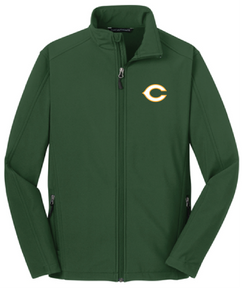 Core Soft Shell Jacket / Forest Green / Cox High School Track and Field