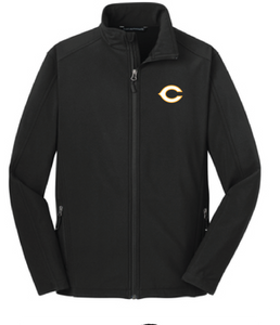 Core Soft Shell Jacket / Black / Cox High School Track and Field