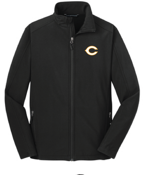 Core Soft Shell Jacket / Black / Cox High School Track and Field