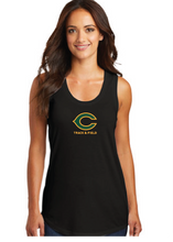 Women’s Perfect Tri Racerback Tank / Black / Cox High School Track and Field