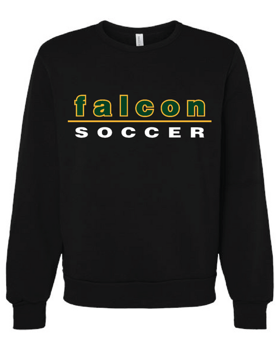 Sponge Fleece Classic Crewneck Sweatshirt / Black / Cox High School Girls Soccer