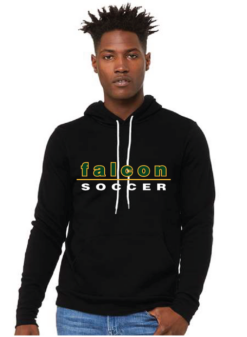 Sponge Fleece Pullover Hooded Sweatshirt / Black / Cox High School Girls Soccer