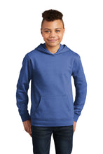 Fleece Pullover Hooded Sweatshirt (Youth & Adult) / Heather Royal / Three Oaks Elementary