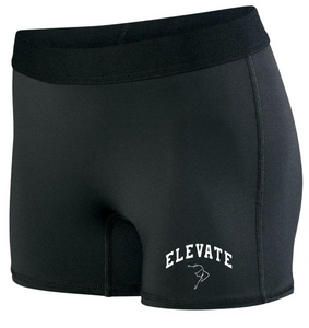 Ladies Hyperform Fitted Shorts / Black / Elevate