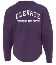 Jersey Pom Pom Long Sleeve T-Shirt (Youth & Adult) / Purple / Elevate