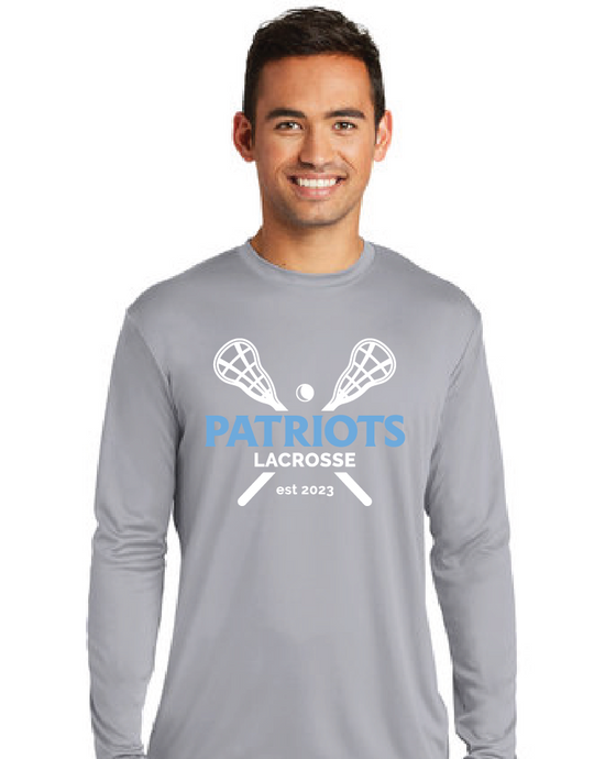 Long Sleeve Performance Tee / Silver / First Colonial High School Lacrosse