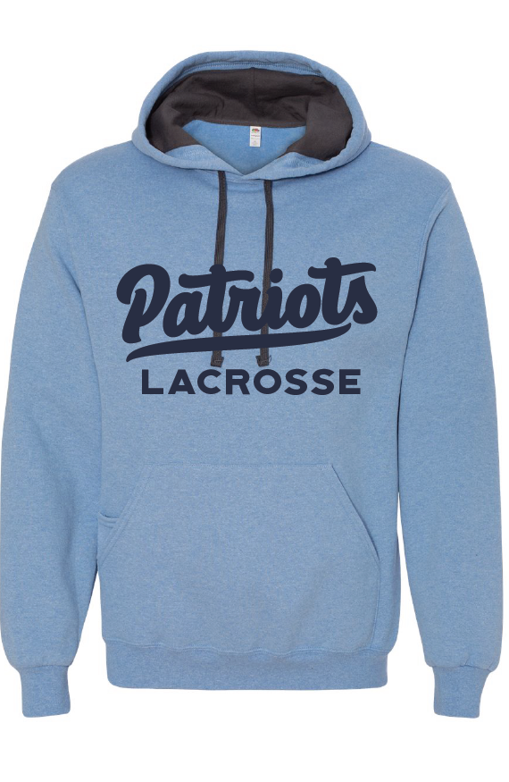 Sofspun Hooded Sweatshirt / Carolina Heather / First Colonial High School Lacrosse