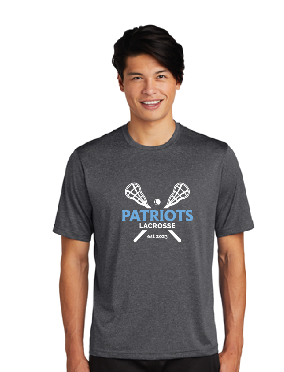 Heather Contender Tee / Graphite Heather / First Colonial High School Lacrosse