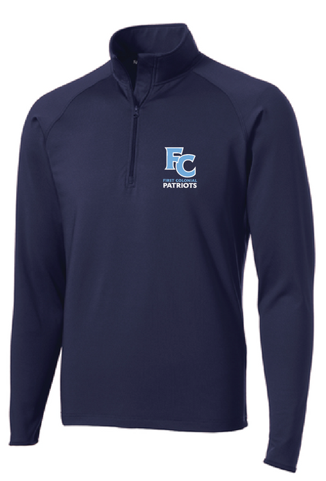 Stretch 1/2-Zip Pullover / Navy / First Colonial High School Staff