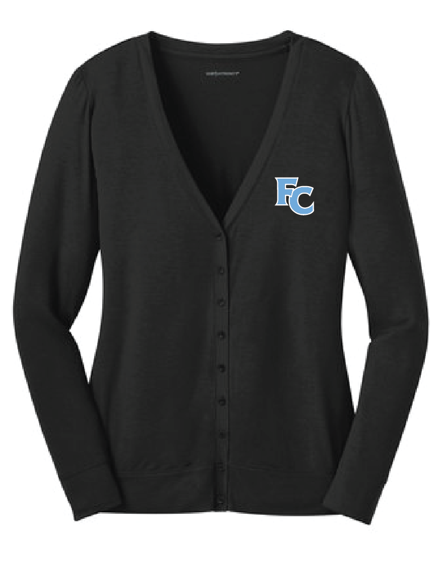 Ladies Concept Cardigan / Black / First Colonial High School Staff