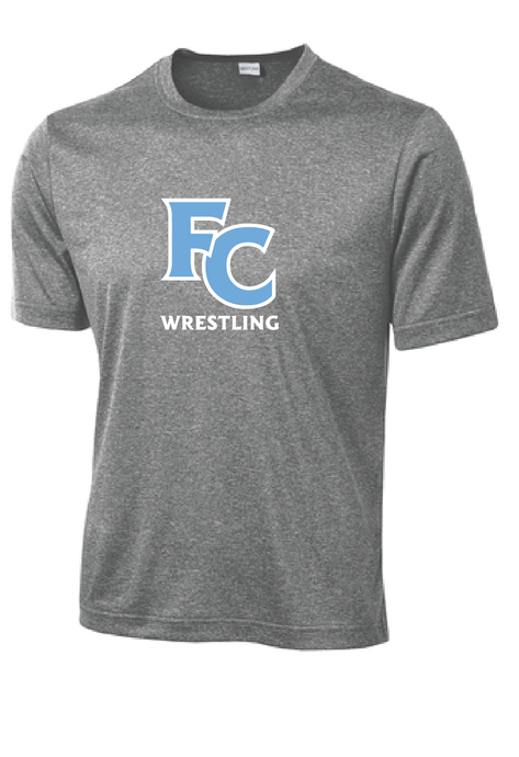 Performance Heather Contender Tee / Vintage Grey / First Colonial Wrestling