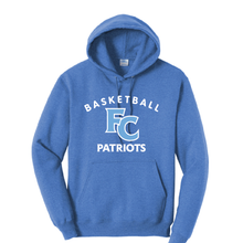 Fleece Hooded Sweatshirt / Heather Royal / First Colonial Basketball