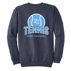Fleece Crewneck Sweatshirt / Navy / FC Boys Tennis